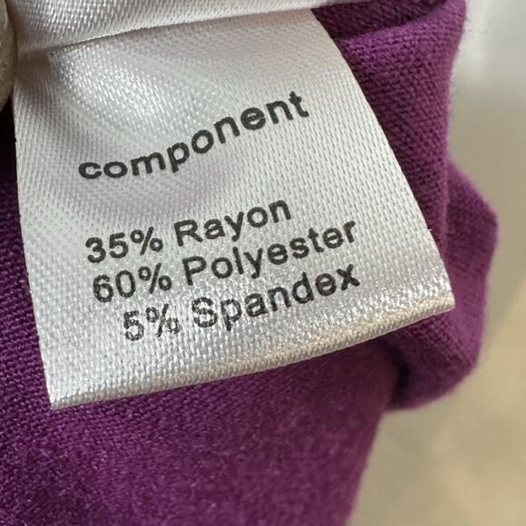 Gaharu Top Women’s XXL Floral Print Cute Long SL Button Cowl Neck Casual Tunic - Picture 12 of 12